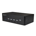 StarTech 4 Port HDMI Dual Display KVM Switch (SV431DHD4KU)-High-definition video quality with support for dual 4K at 30Hz displays