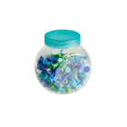 Staples Push Pins - Assorted Colours - Green/Blue/Teal - 125 Pack-Sharp steel points