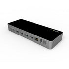 StarTech Dual 4K USB-C and USB 3 Laptop Docking Station (DK30C2DPPD)-Create a dual 4K 60Hz workstation with multiple video output options: dual DisplayPort, dual HDMI, or DisplayPort + HDMI