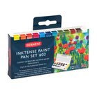 Derwent Inktense Paint Pan Set - Palette #2 - 12 Pack-Inktense creates vibrant, intense ink-like colour, which remains fixed once dried