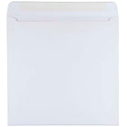 JAM Paper 9.5 x 9.5 Square Envelopes, White, 100 Pack (4233B)-Size: 9-1/2" x 9-1/2"