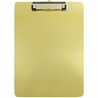 JAM Paper Standard Plastic Clipboard - Gold-Color: Gold. Be stylish and organized with colorful clipboards