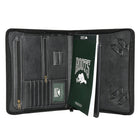 Roots – Porte-document à glissière tout autour, noir-10 x 2 x 12,75 (po)