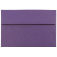 JAM Paper A7 Invitation Envelopes, 5.25 x 7.25, Dark Purple, 100 Pack (563912508g)-Dark purple