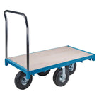 Kleton Heavy-Duty Platform Truck, Deck Width: 36", Handle Height: 40", Deck: Wood Deck, Handle Height: 40"-Deck Width: 36"