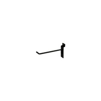Can-Bramar Slatwall Standard Duty Wire Hook With Notch Attachment, 10" x 1/4", Black, 20 Pack-10" x 1/4" slatwall standard duty wire hook with notch attachment