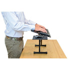 Uncaged Ergonomic KT3 Ergonomic Keyboard Stand, Adjustable Height & Tilt, Black-Easy height adjustment: quickly raise/lower keyboards from sitting to standing with this adjustable height computer keyboard stand. 7 height settings from 2.5-12.5"