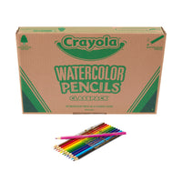 Crayola Watercolour Pencils Classpack, 240 Count-Includes 240 pre-sharpened watercolour pencils in 12 different colours
