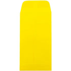 JAM Paper #7 Coin Envelopes, 3 1/2 x 6 1/2, Brite Hue Yellow, 500 Pack-Yellow Envelopes