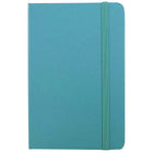 JAM Paper Hardcover Lined Notebook with Elastic Closure, Large, 5.88 x 8.5 Journal, Caribbean Blue, 2/Pack (340528855g)-Size: 5 7/8 x 8 1/2 inches
