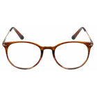 SAV Eyewear Tri-Focus Venice Blue Light Glasses - + 2.50 - Shiny Brown-Bottom power is for reading, middle power is for working on the computer and the top power is for interacting at a distance