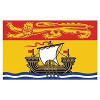 Provincial Flag, New Brunswick, 4" x 6", 12/Pack-4" x 6" flag, rectangular shape
