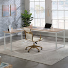 Sauder - 426289 Bergen Circle Desk Return - Kiln Acacia-Attaches to Table Desks 426297, 426459, 426298, or 426288.