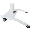 Luxor (LX-PNADJ-WH) Pneumatic Height Adjustable Lectern, White-Offers diverse user applications; lever alters between a podium tilt and flat presentation space