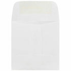 JAM Paper 2.38 x 2.38 Mini Square Envelopes, White, 1000 Pack (0203642B)-Size: 2-3/8" x 2-3/8"