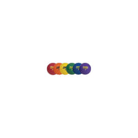 Champion Sports Rubber Playground Ball, Assorted, 7", 6/Pack (CHSPX7SET)-Each ball is 7" in diameter