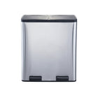 Step N' Sort 2 Compartment Trash and Recycling Bin - 70L-Extra large 70 liter capacity