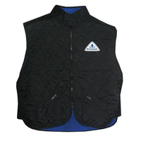 TechNiche HYPERKEWL Evaporative Cooling Deluxe Vest, Black, XL-Evaporative Cooling Vest, soak in water for 1-2 minutes and enjoy cooling relief and comfort for 5-10 hours