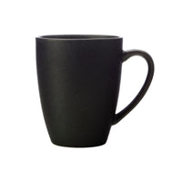 Maxwell & Williams Caviar Coupe Mug - 400ml - Black - 4 Pack-Dinnerware