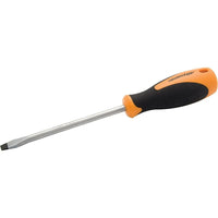 Dynamic Tools 3/8" Slotted Screwdriver, Comfort Grip Handle-Blade length (inches): 7.87"