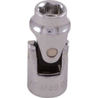 Gray Tools 9/16" X 3/8" Drive, 6 Point Standard Length, Universal Joint Chrome Socket-Size: 9/16"