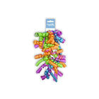 Millbrook Studios Swirly Bows, Blue, Green Purple, Orange, 12 Pack (76110)-Blue, Green Purple, Orange