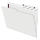 Pendaflex Slimtrim File Folders - Letter Size - Ivory - 100 Pack-2" capacity fastener