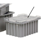Quantum Storage Systems Snap-On Container Cover - 3 Pack-Clear Lids