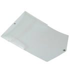 JAM Paper  - Porte-document en plastique format moyen, à bouton pression, 10 x 12 1/2 x 3/4 po, transparent, paquet de 2-Fini : lisse