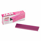 JAM Paper Colorful Staples - Standard Size - Pink - 5000 Pack-Quantity: 5,000 count per box