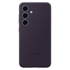 Samsung - Étui en silicone pour Galaxy S24, Violet foncé-Pour Samsung Galaxy S24