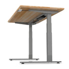 DecentLiving 60" Electric Sit/Stand Desk - Solid Maple-Responsibly harvested and sustainable hardwood