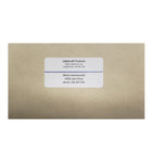 Labelcraft Products Zero Waste Labels - 4" x 1.5" - 2100 Labels-Label size: 4"W x 1 1/2"H, Colour: White