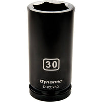 Dynamic Tools 3/4" Drive 6 Point Metric, 36mm Deep Length, Impact Socket-Size: 36 mm