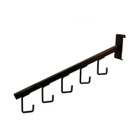 Can-Bramar Waterfall With Hooks For Gridwall, 16", Black, 10 Pack-Gridwall waterfall with hooks