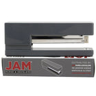 JAM Paper Modern Desk Stapler, Grey-Dimensions: 6 x 2.25