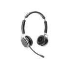Spracht Zum Prestige Bluetooth Dual Ear Headset With Base Station-LED indicator ring on the headset shows others when you're on a call