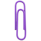 JAM Paper Coloured Standard Paper Clips, Small, Purple Paperclips, 6 Packs of 100, 600 Total (2183753g)-Material: Metal