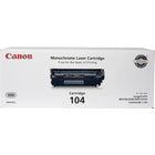 Canon 104 Black Toner Cartridge-Black toner produces sharp, professional documents
