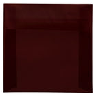 JAM Paper 6.5 x 6.5 Square Envelopes, Burgundy Translucent Vellum, 25 Pack (2813778)-Burgundy translucent