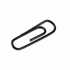 JAM Paper Colored Standard 1" Paper Clips - Black - 3 Packs of 100-These colorful paperclips are great for organizing papers at home, school, or the office