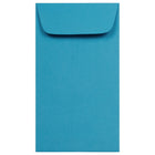 JAM Paper #6 Coin Envelopes, 3 3/8 x 6, Brite Hue Blue Recycled, 1000 Pack-Coin Envelopes