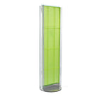 Azar Displays Two-Sided Pegboard Floor Stand, 60" x 16", Green (700256-GRE)-Green acrylic