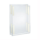 Azar Self Adhesive Acrylic Wall Sign Portrait/Vertical Holder Frame - 11" W x 17" H - Clear - 2 Pack-Sold in Packs of: 2