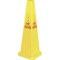 CCI Canada - Cônes De Déviation Lamba « Caution », Anglais Avec Pictogramme, paquet de 2-Type d'affichage Vertical