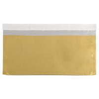 JAM Paper #10 Foil Envelopes with Self Adhesive Closure, 4 1/8 x 9.5, Gold, 100 Pack (01323305B)-Gold