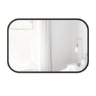 Umbra Hub Mirror Rectangle 24" x 36" - Black-Black rubber rim not only adds to the sharpness of this mirror but also doubles as a bumper, making it perfect for high-traffic areas like entryways
