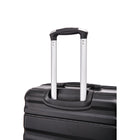 TOSCANO MAGNIFICA 21" Hardside Carry On Luggage - Jet Black-Soft Jelly Handle Grips