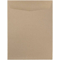 JAM Paper Open End Catalog Envelopes - 9" x 12" - Brown Kraft Paper Bag - 50 Pack -Colour: Brown Kraft