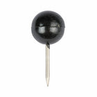 JAM Paper Colorful Push Pins - Round Head Map Thumb Tacks - Black - 100 Pack-Keep your school work, office work, art and visual projects organized with colored push pins!
